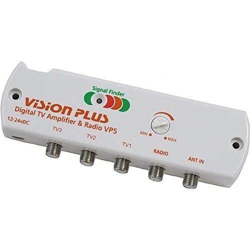 Vision Plus VP5 Digital Amplifier & Signal Finder 4 Caravan Television & Radio