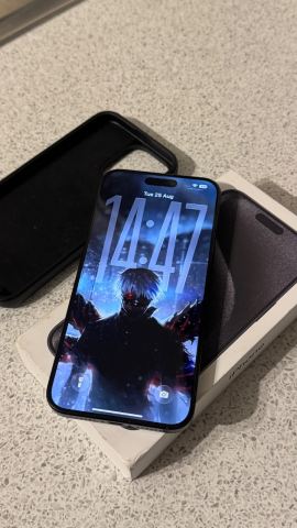 Apple iPhone 15 Pro Max 256GB – Titanium Grey – Unlocked – 85