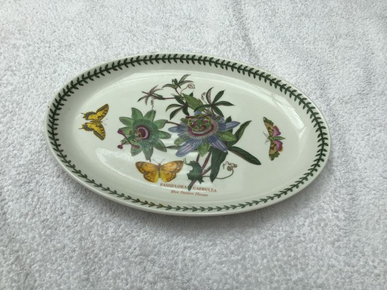 Large Oval Portmeirion plate by Susan Williams-Ellis