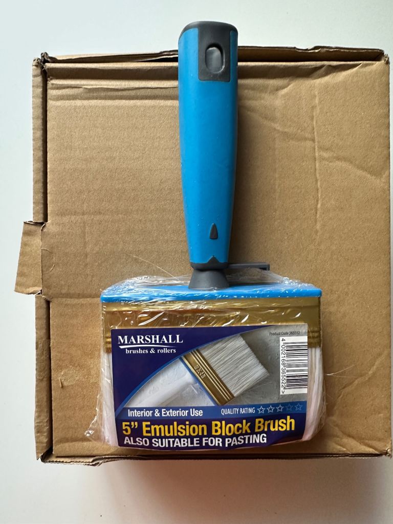 6 x Marshall - 125mm (5") Emulsion Block / Fence Paint Brush