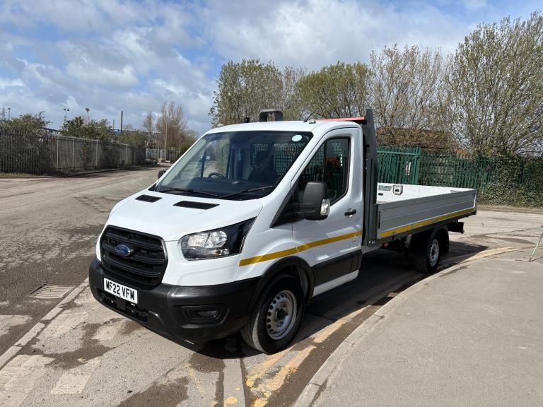 2022 Ford Transit 350 leader 14ft dropside/flatbed pickup NO vat 