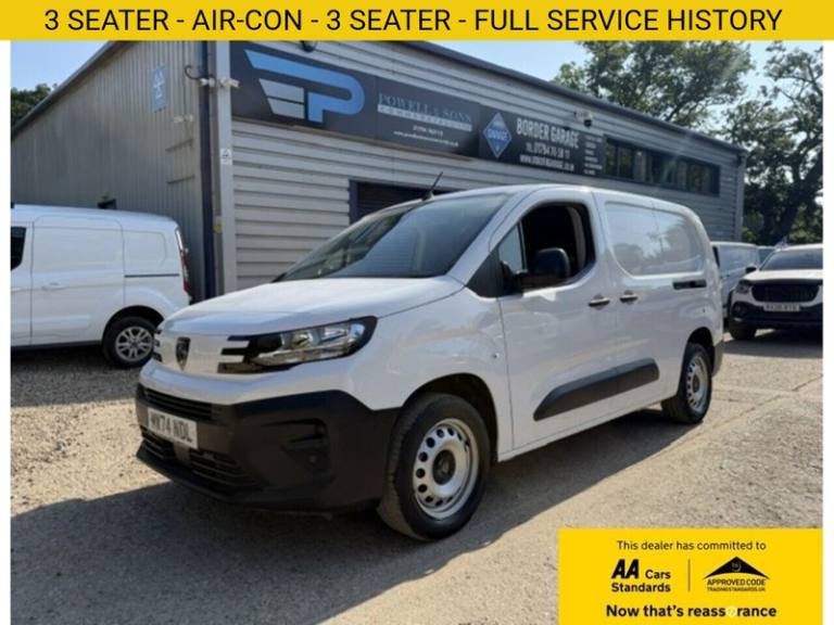 2024 Peugeot Partner BlueHDi 950 Professional Panel Van Diesel Manual