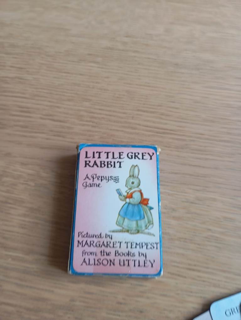 Little Grey Rabbit Pepys Card Game – Vintage, Good Condition