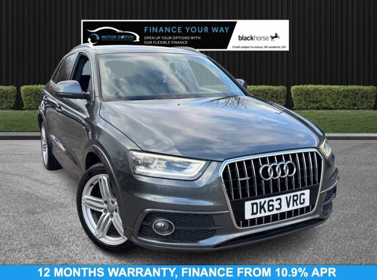 2013 63 AUDI Q3 2.0 TDI S LINE SUV 5DR DIESEL MANUAL QUATTRO EURO 5 (S/S) (140 P