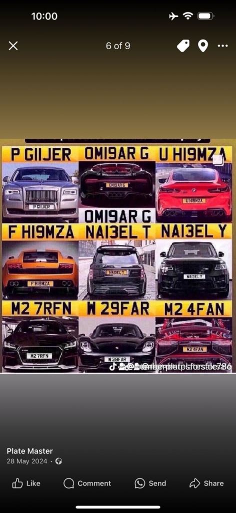 Private Cherished Number Plate - Loads of plates in 