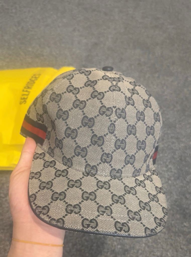 Gucci Monogram Baseball Cap – Good Condition