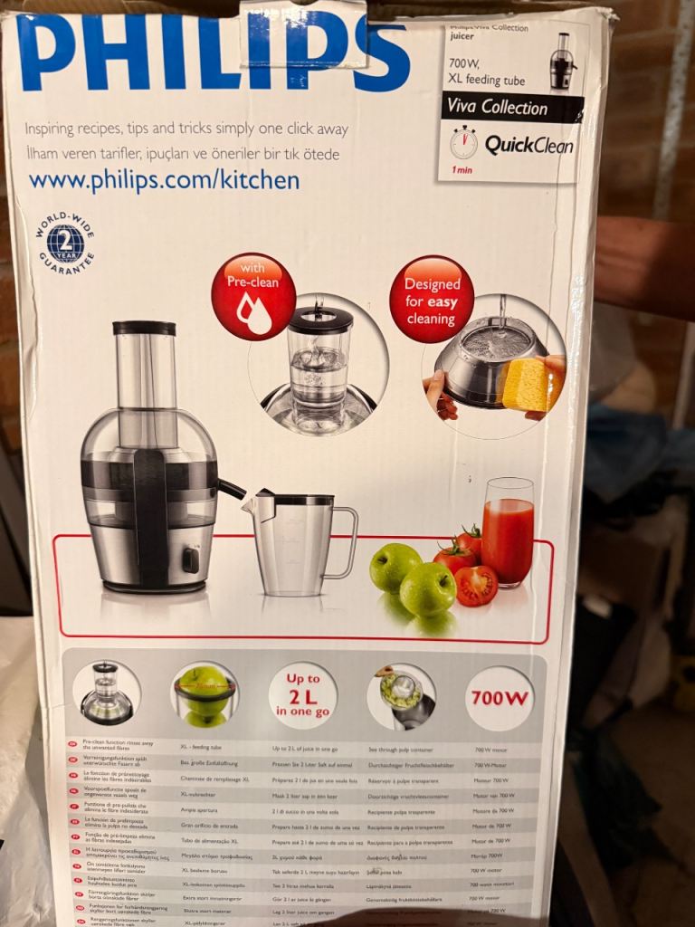 Philips Viva Collection QuickClean Juicer – Brand New