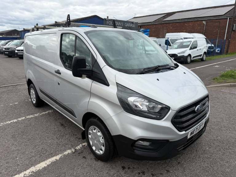 2021 Ford Transit Custom 2.0 EcoBlue Hybrid 130ps Low Roof 61k Leader Van silver finance availabl...