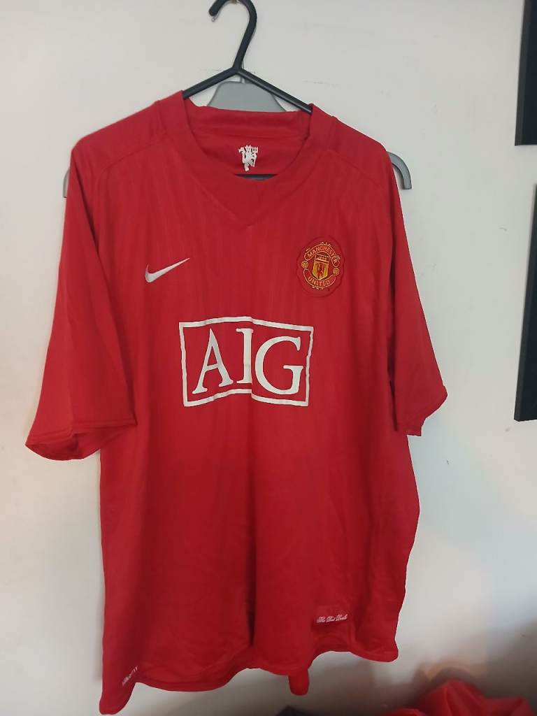 2007-2009 Vintage Manchester United Home shirt