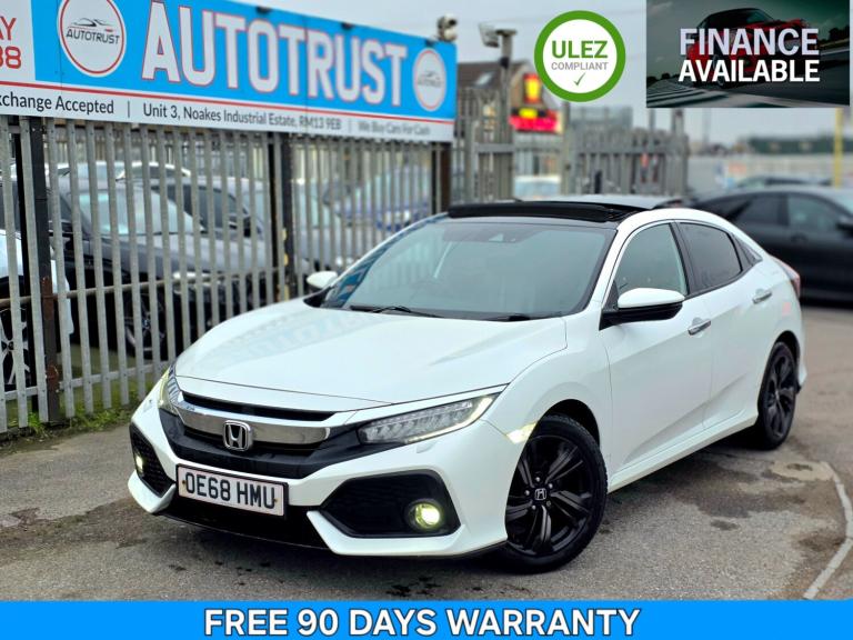 2018 Honda Civic 1.5 VTEC Turbo Prestige 5dr CVT HATCHBACK Petrol Automatic