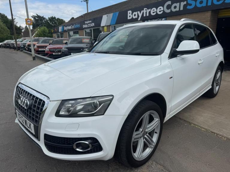 AUDI Q5 2.0 TDI S line Plus White Auto Diesel 2012
