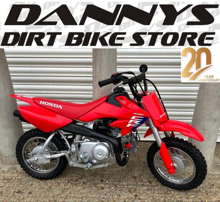 DANNYS DIRT BIKES HONDA CRF 50 2025 CRF50 USED ONCE SEMI AUTO STARTER BIKE PW 50