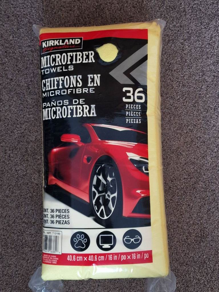 Kirkland Microfiber Towels Cloths 36 Pieces