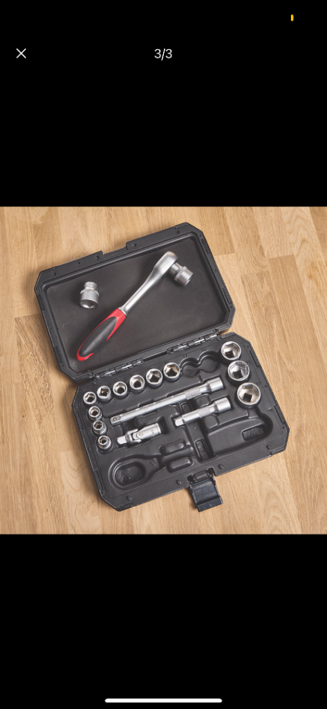 image for Forge Steel  3/8" Drive Socket Set 18 Pieces