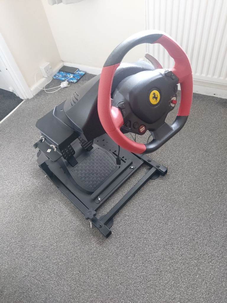Ferrari steering wheel,pedals and stand for xbox 