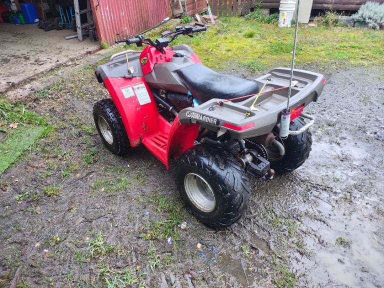 Bombardier rally 200 quad