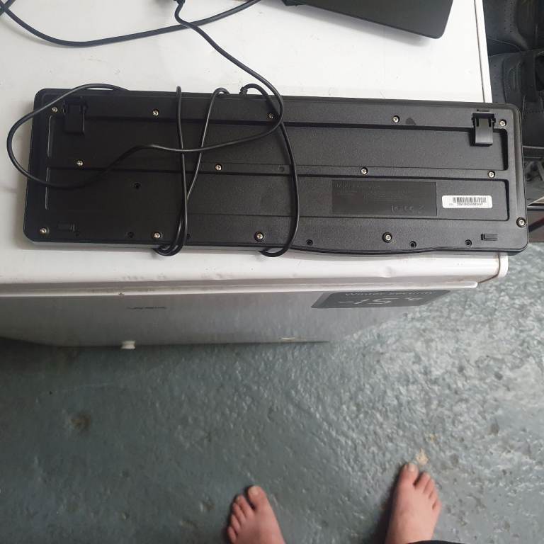 MPOW USB Wired Keyboard – Black, Good Condition