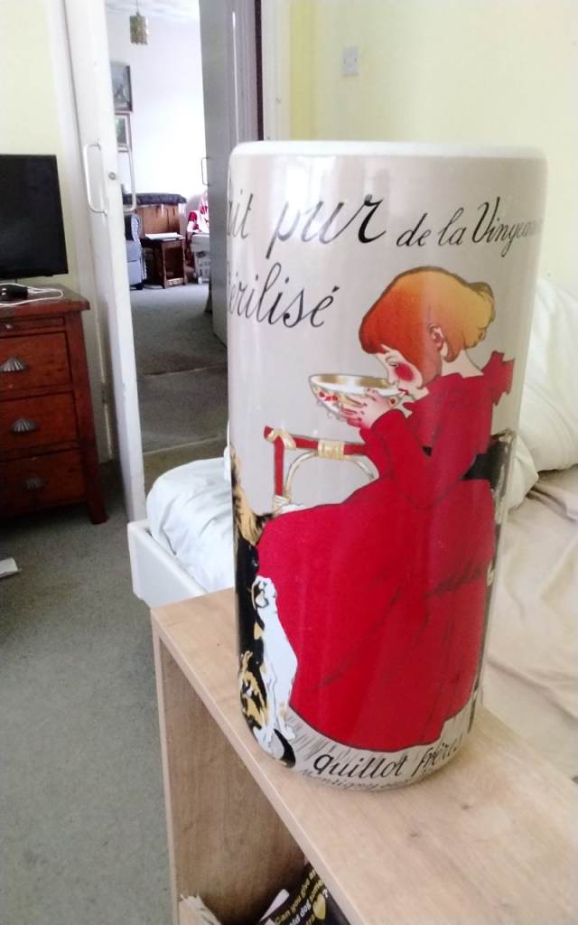 Art nouveau umbrella stand 