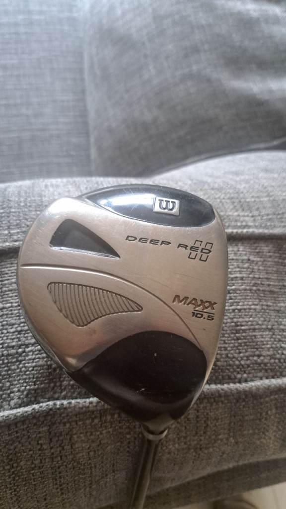 Wilson deep red driver 10 5 degree loft, graphite shaft