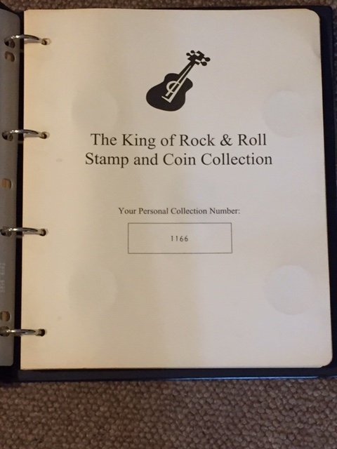 SUPER RARE: Elvis 'The King Of Rock & Roll Stamp & Coin Collection' **AS NEW**