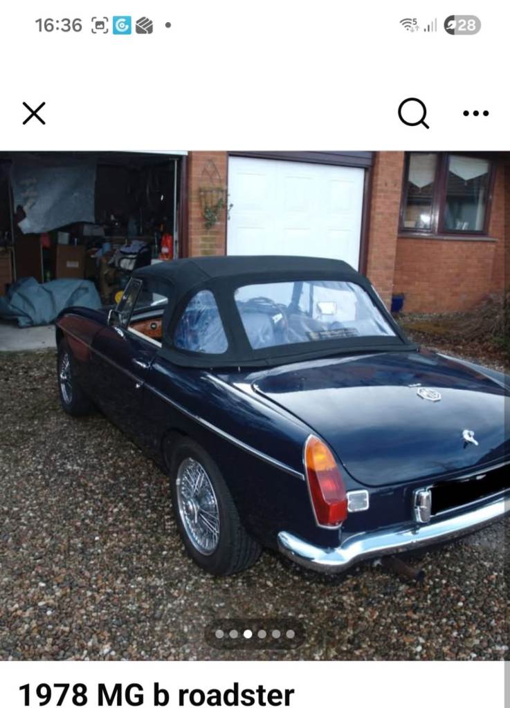 1978 mgb roadster 
