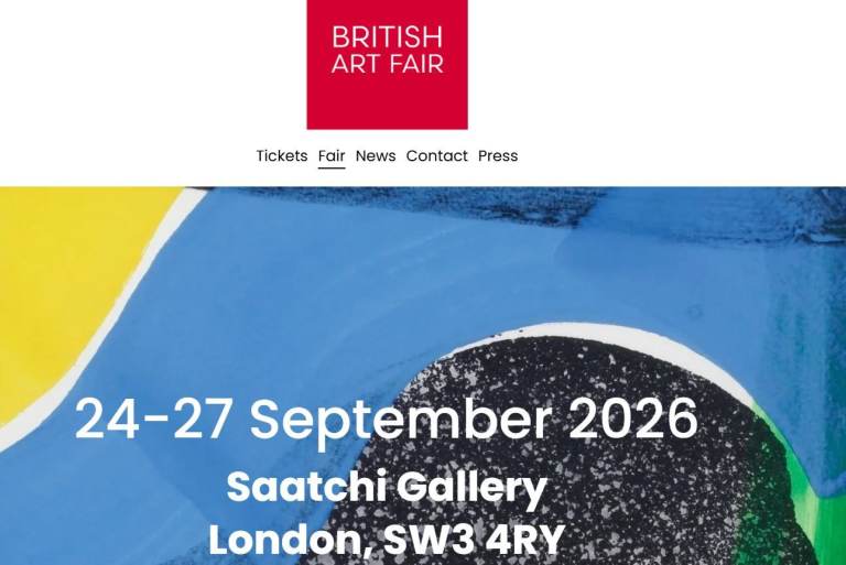 British Art Fair Tickets - Saatchi Gallery London, September 2026