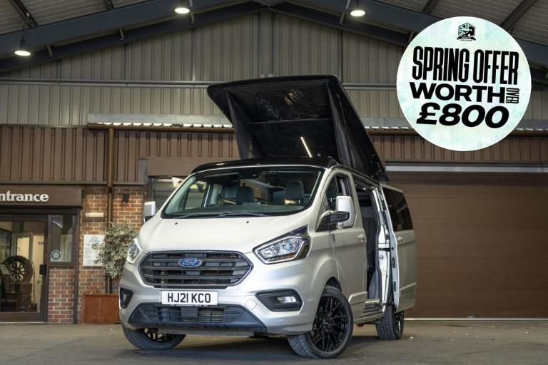 Ford Transit Custom Limited 4 Berth Campervan in Metallic Blue