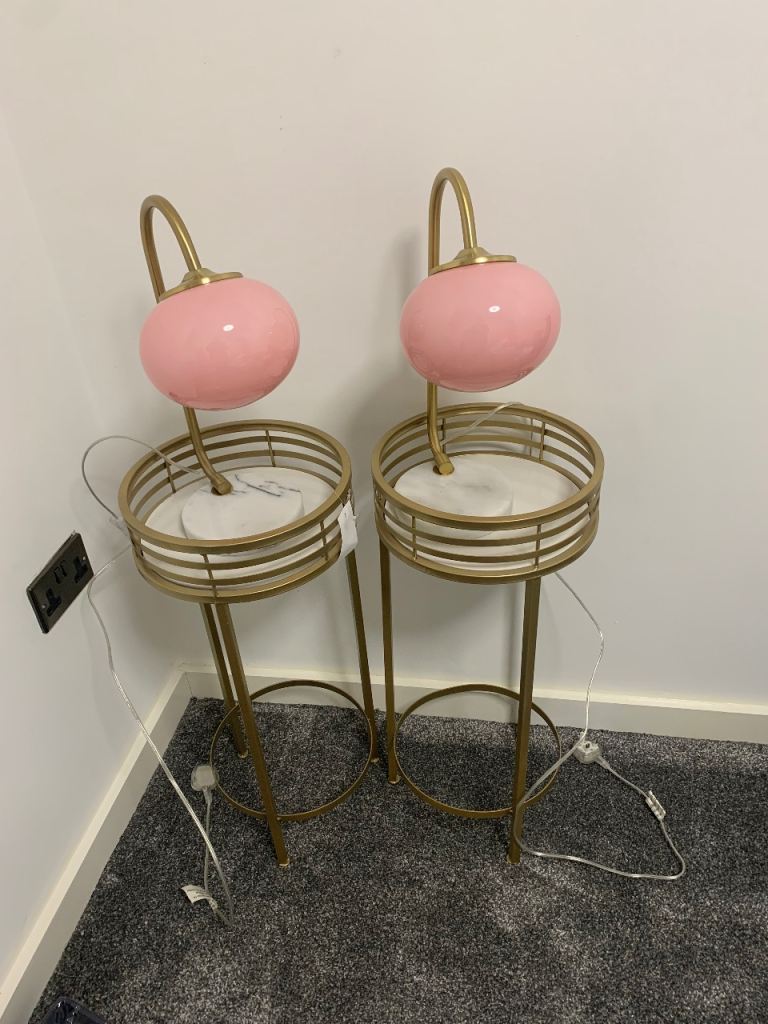 Homesense bedside tables & lamps