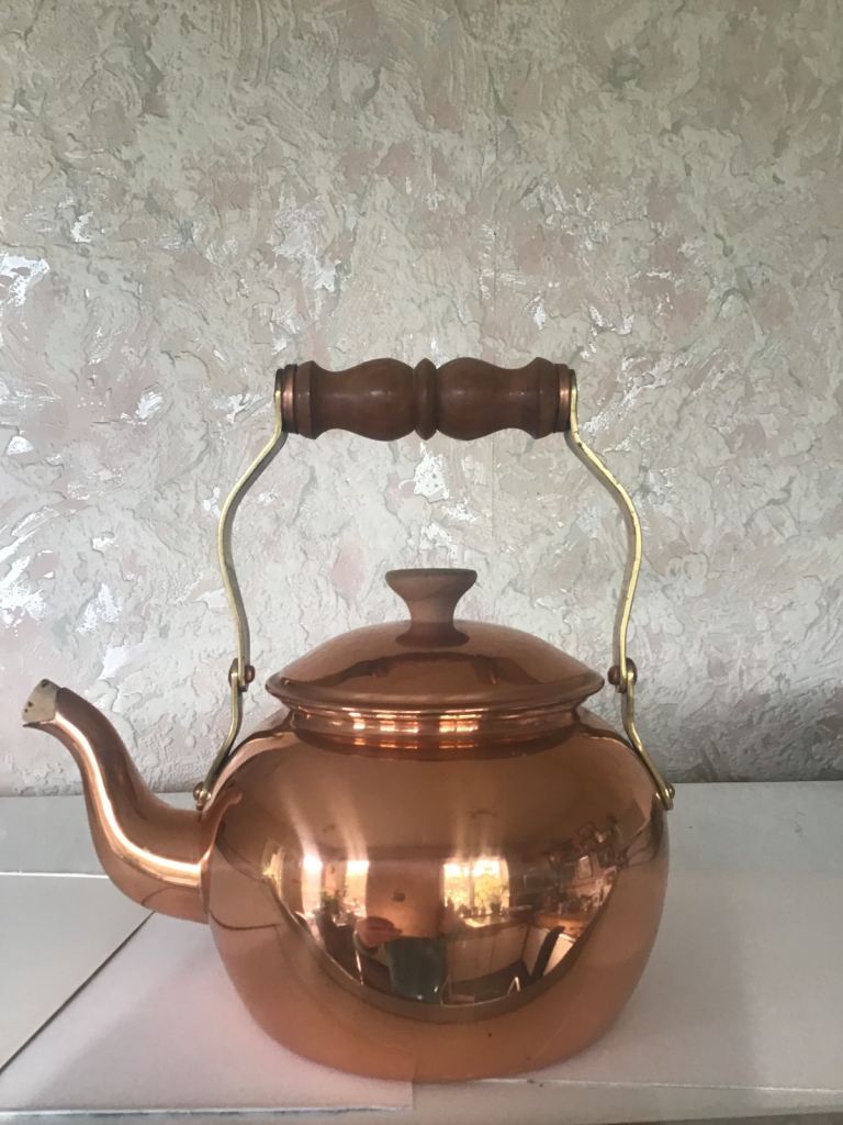 VINTAGE UNUSED COPPERWARE KETTLE