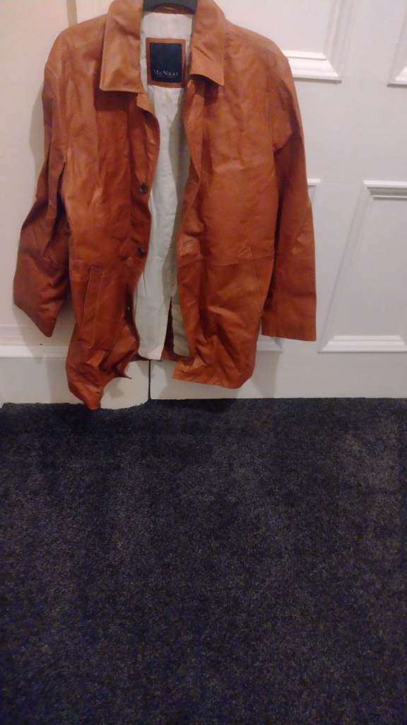  Mens Real leather jackets medium