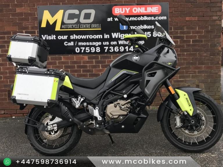 QJMotor SVT650X 75reg 1575miles FSH Immaculate with luggage