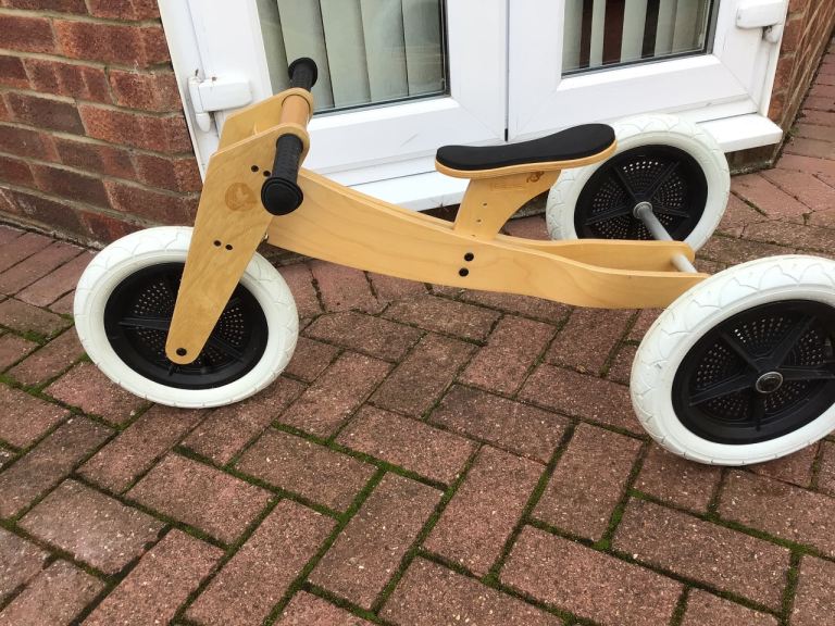 Wishbone Wooden Trike/ Balance Bike.