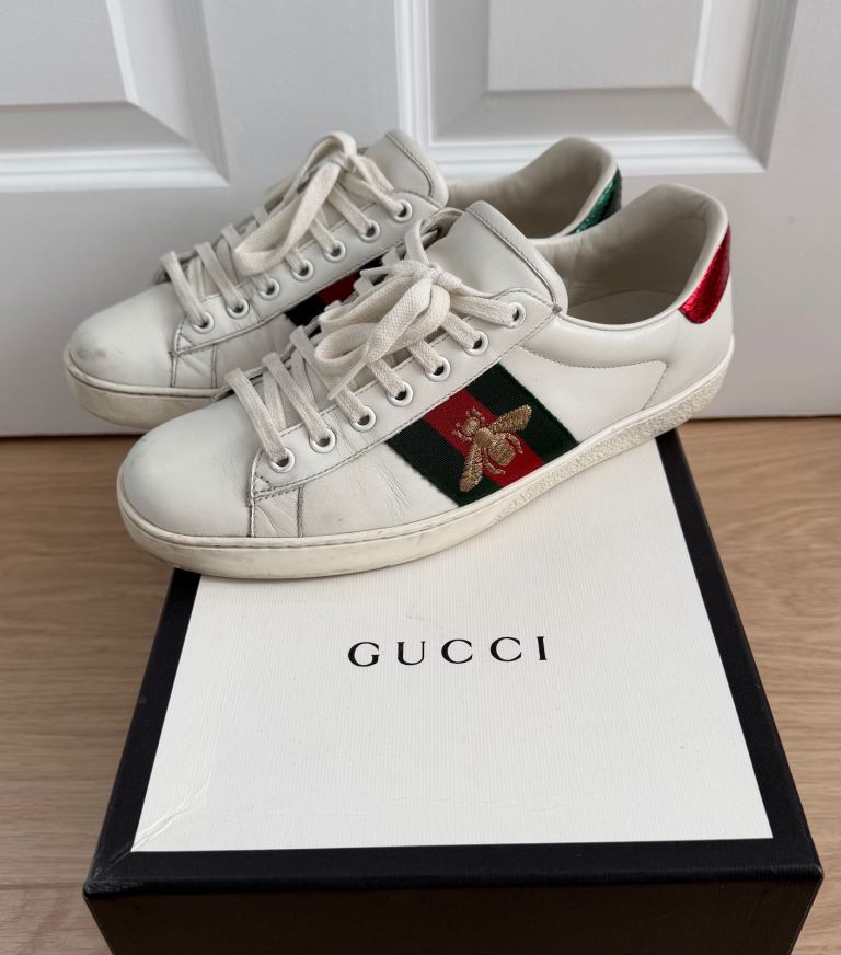 Gucci Ace Bee Trainers UK 6.5