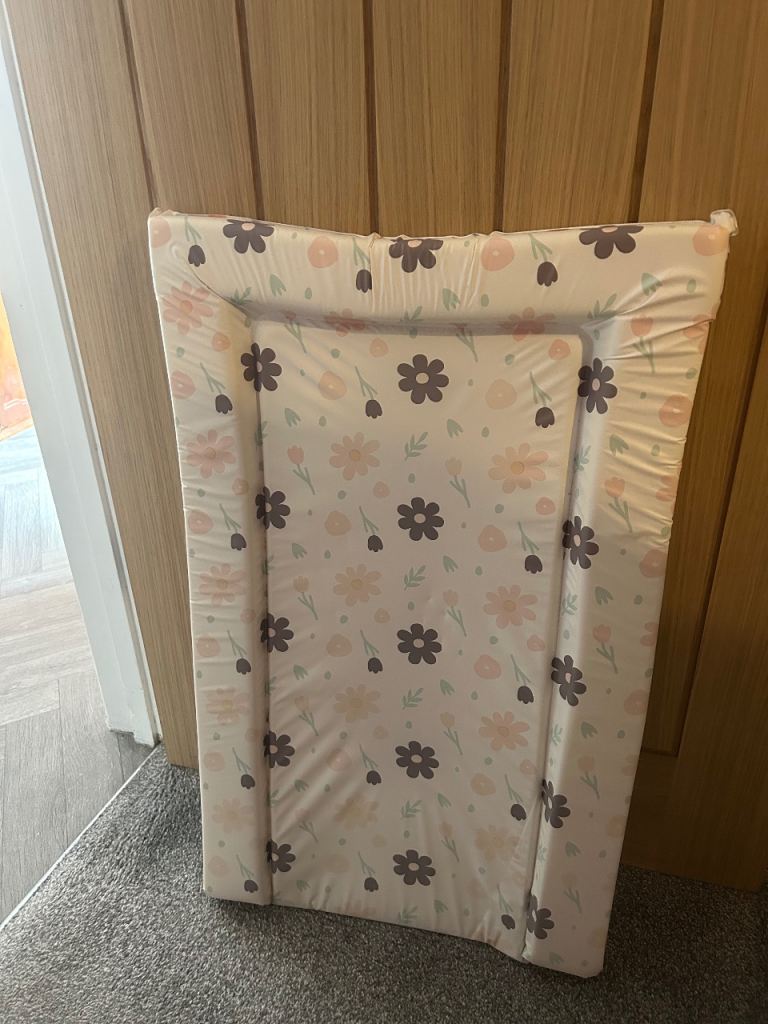Baby Changing Mat with Floral Design 