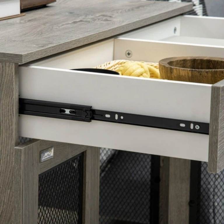 Dog bed with two drawers 