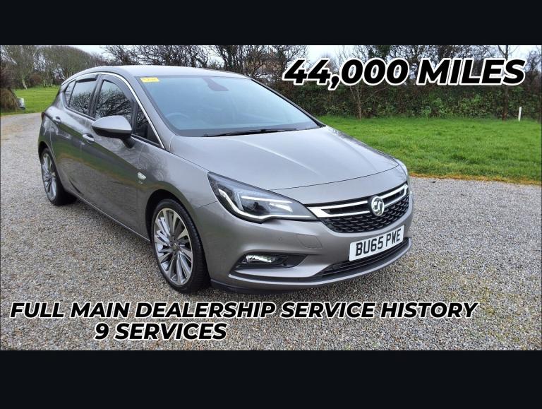2015 Vauxhall Astra 1.4T 16V 150 Elite Nav 5dr HATCHBACK Petrol Manual