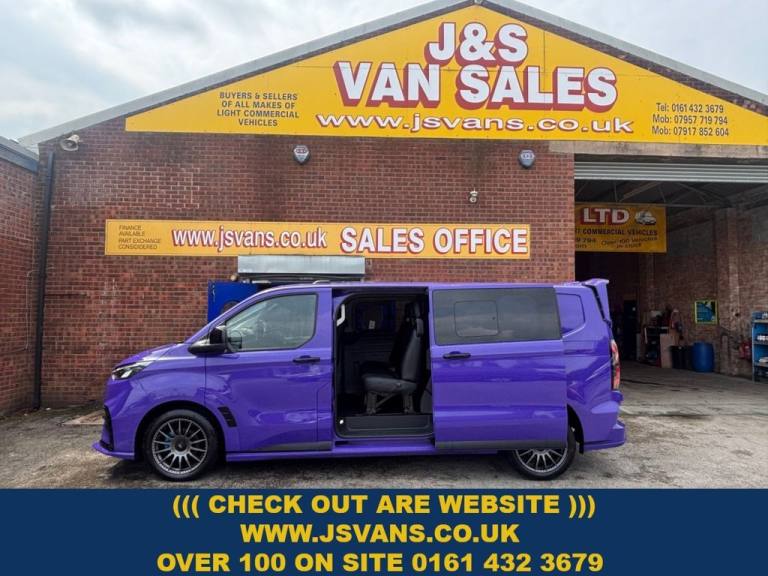 2024 74 FORD TRANSIT CUSTOM  MS-RT A.W.D ONLY £49995 + VAT STOCKPORT / MAN