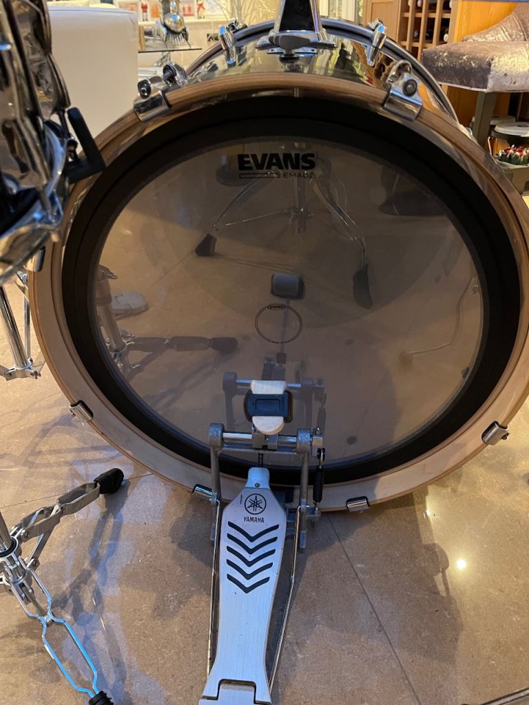 Yamaha Stage Custom Birch 5pc Drum Kit Raven Black + Meinl Cymbals & Hardware