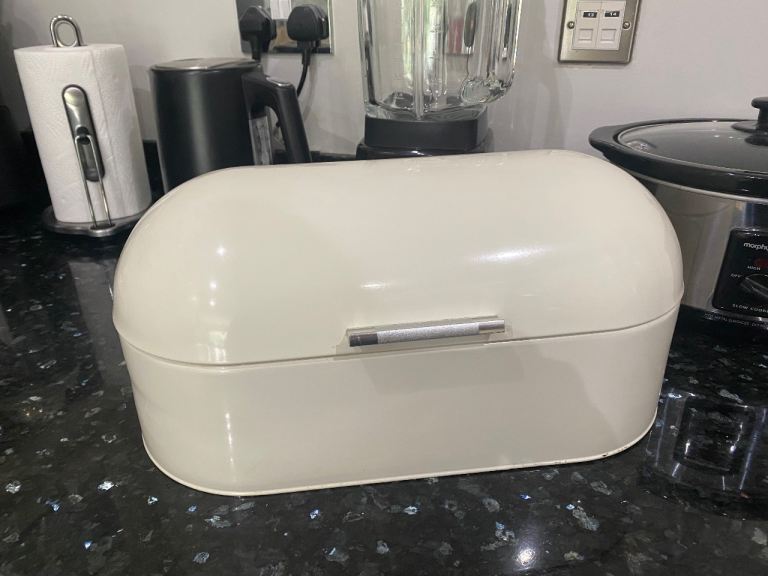 Cream Bread Bin Good Condition