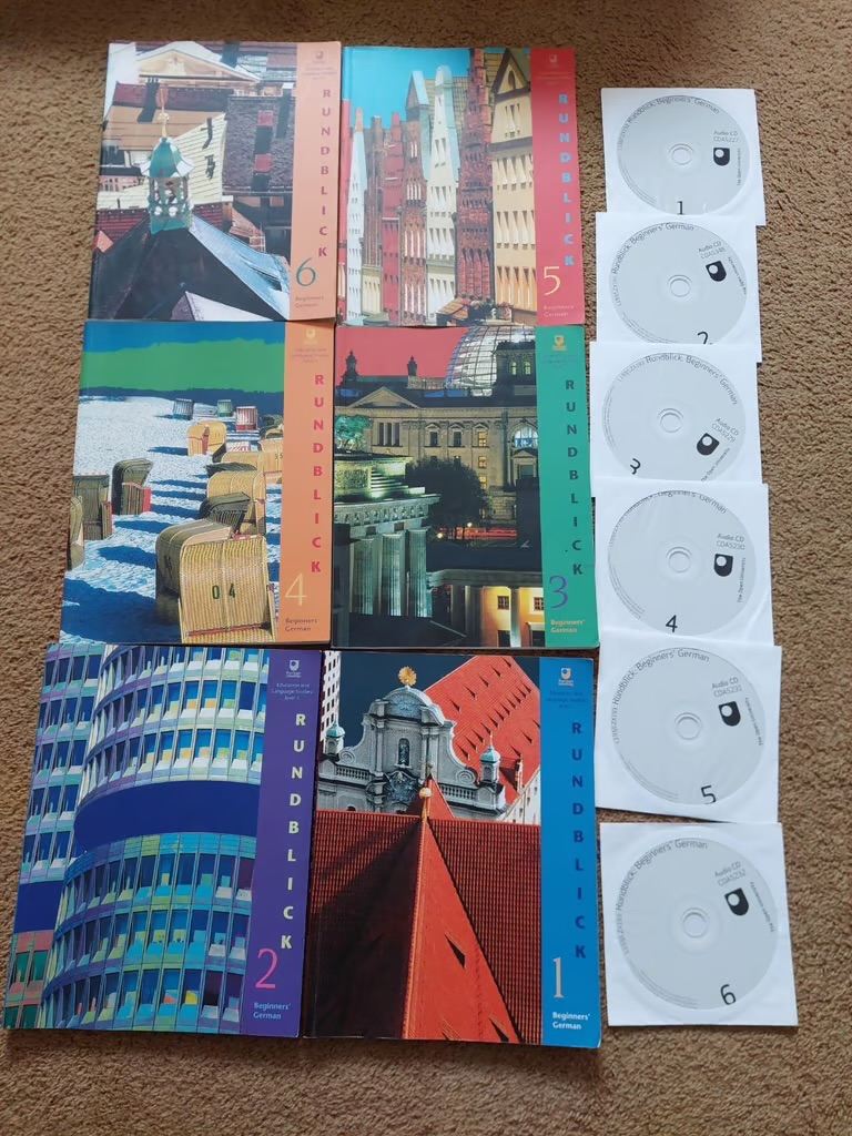 Open University German Beginners Course Books plus CD’s