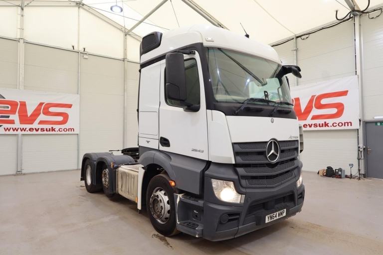 2014 (64 PLATE) Mercedes Benz Actros 2543 6x2 Euro 6 Tractor Units
