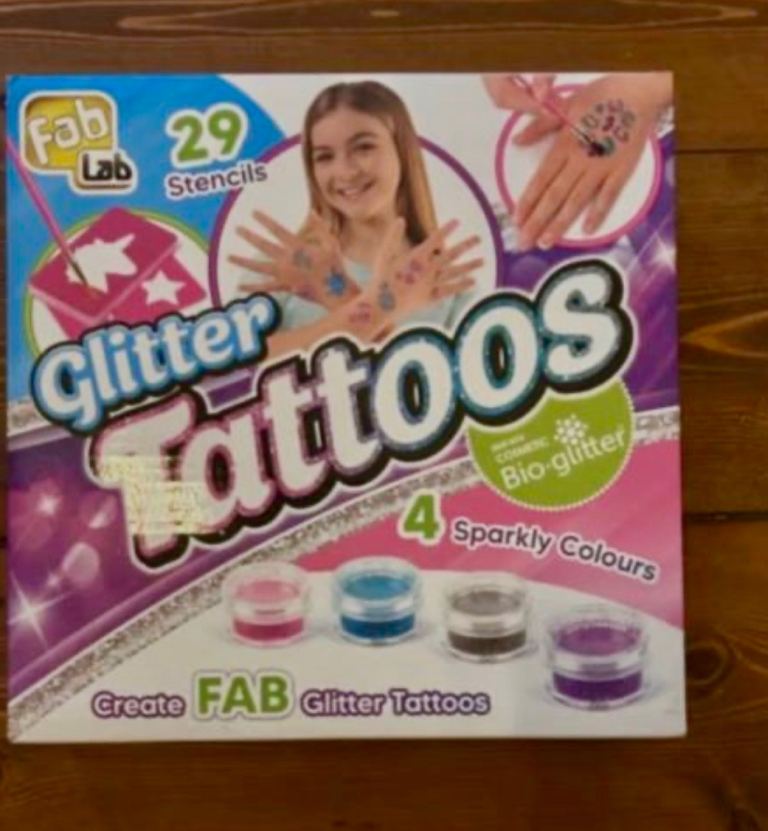 Glitter tattoos for age 8+