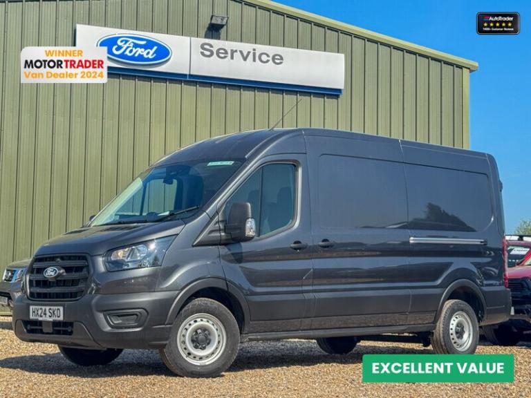 2024 Ford Transit AUTOMATIC LWB L3H2 (SOLD CM) Medium Roof 350 Leader Ecoblue Air Con Sensors Pan...