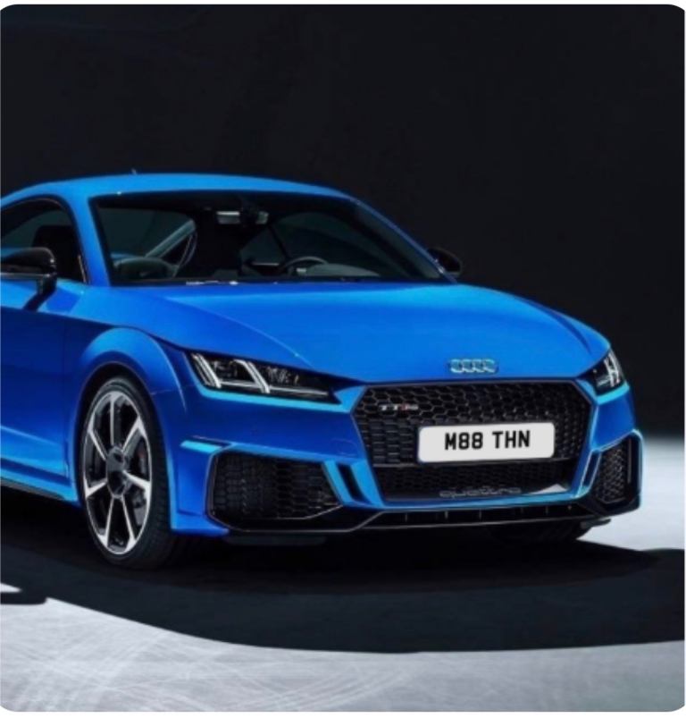 Private number plate M88 THN