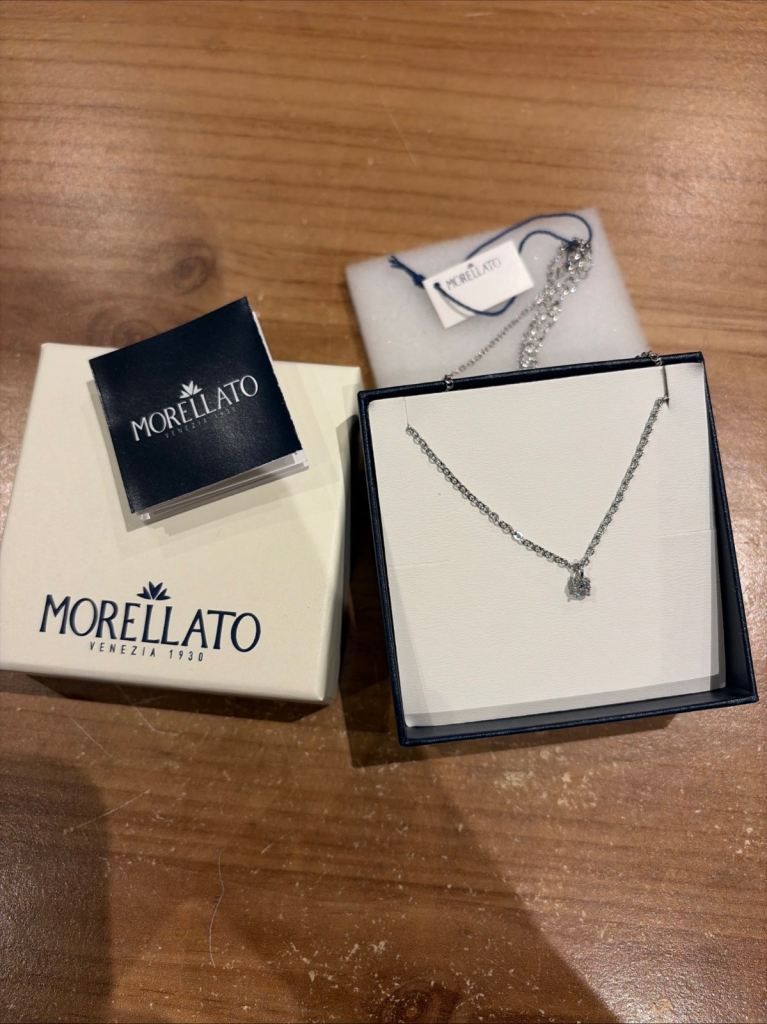 Morellato Clip Light Point Necklace With Cubic Zirconia Italy