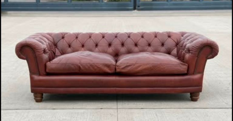 Vintage Tetrad Grand Chatsworth Chesterfield Sofa - FREE Local Delivery 