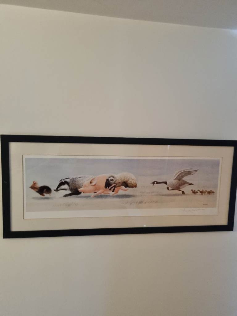  The Chase 4 by William Geldart. Signed, mounted and framed. Artists proof.