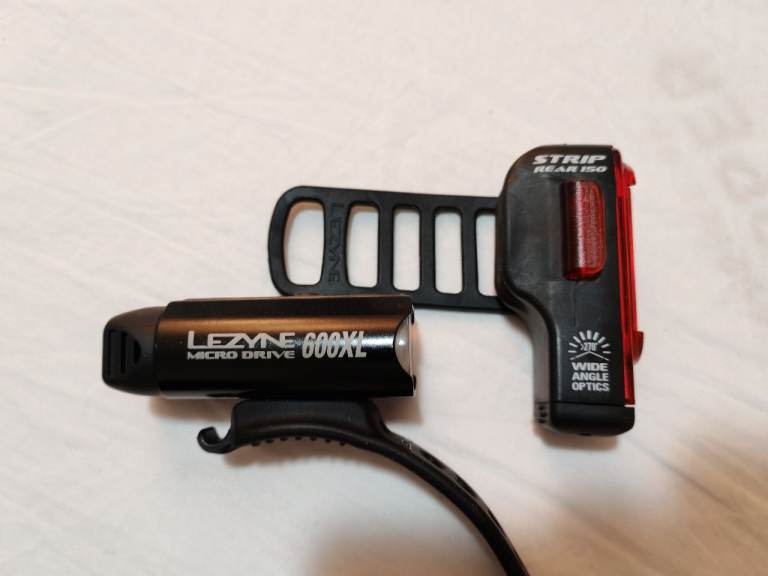 Lezyne Micro Drive 600XL & Strip Rear 150 Bike Lights