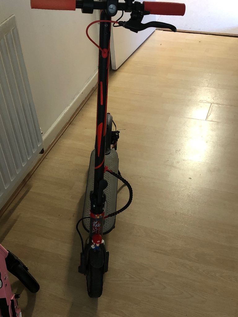 Black and Red Electric Scooter - Good Condition