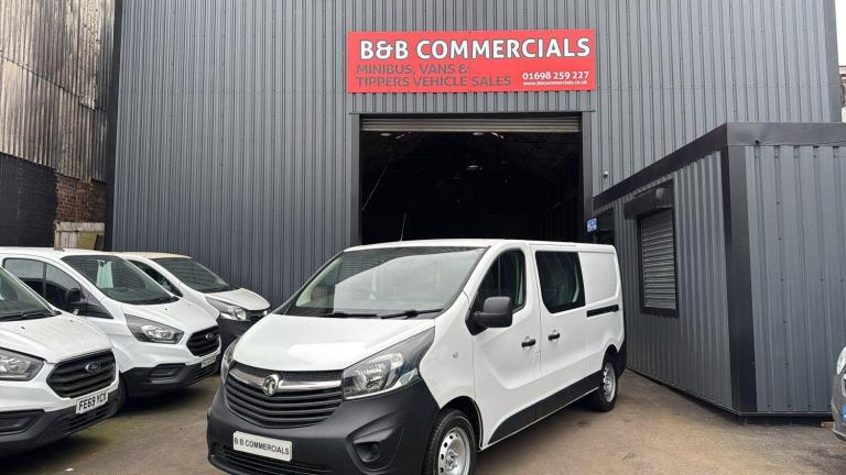 2019 Vauxhall Vivaro 1.6 CDTi 2900 Crew Van L2 H1 Euro 6 5dr (6 Seat) PANEL VAN Diesel Manual